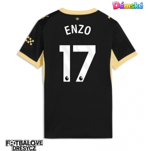 Manchester City Enzo Fernandez #17 Dámské Venkovní Dres 2026-27 Krátký Rukáv